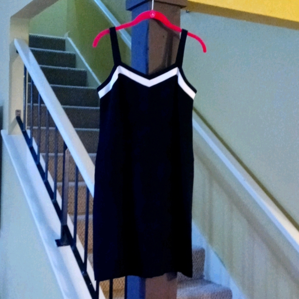 Petite Sophisticate Black Mini Dress